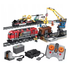  BLOCKI CITY TRENO MERCI RC GRU VEICOLI PISTE