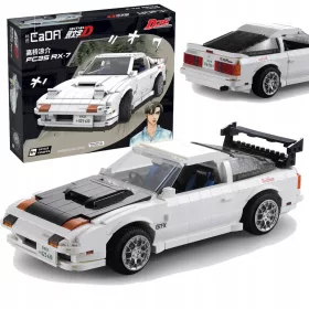    Cada set di blocchi da costruzione bianchi Mazda RX-7 manga Iniziale-D