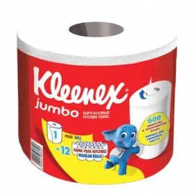  KLEENEX Jumbo Asciugamano di carta, 2 strati, 600 fogli