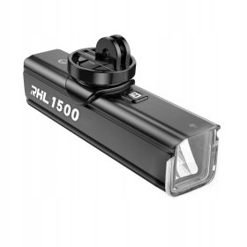    ROCKBROS RHL1500 Potente luce per bicicletta 1500 lumen Supporto VARIA / GoPro