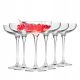 Set di 6 Eleganti Bicchieri da Cocktail in Cristallo Crystalline - Ideali per Martini e Champagne