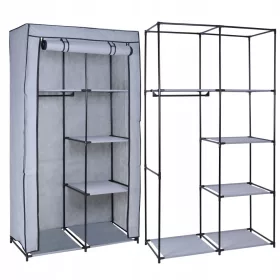    Armadio Gockowiak 5902340311738 90 x 170 x 45 cm tonalità di grigio