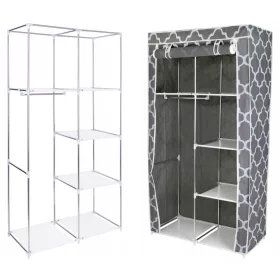    Armadio Gockowiak 5902340316122 90 x 170 x 45 cm tonalità di grigio
