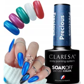  CLARESA POLISH IBRIDO UV/LED PREZIOSA SCELTA DI COLORI