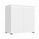  Cassettiera Intermeble VEJLE 80 x 40 x 80 cm bianco opaco