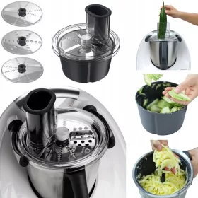    Affettatrice thermoCOOKING TitaniumSlicer(R) per VORWERK Bimby TM6 e TM5 1500 W