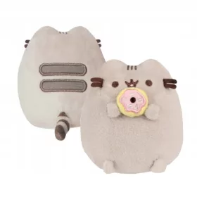  Peluche mascotte Aurora Pusheen con ciambella, 10 cm