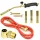 TORCIA SALDATRICE A GAS SALDATORE 3 UGELLI TUBO + RIDUTTORE IN OTTONE PER BOMBOLA GZ21.8MM, GW3/8"