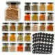  24 CONTENITORI per spezie Vasetti da 120 ml Vasetti da 120 ml per confetture