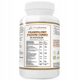   Integratore per la Regolazione del Livello di Zucchero AltoPharma® - 90 Capsule Vegane