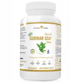   Ekstrakt z Gurmar GS4 450mg z 75% Kwasami Gymnemowymi - Natural Herbs®