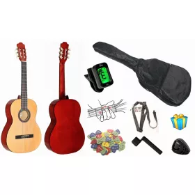    CHITARRA CLASSICA SIVIGLIA 4/4 + ACCESSORI + REGALI IN OMAGGIO