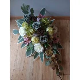  Decorazione tombale bouquet cimitero FIORI ARTIFICIALI