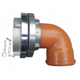  Raccordo rapido per fossa settica 110 con gomito in PP