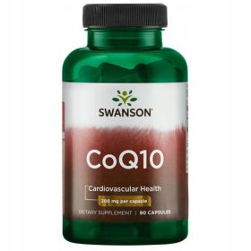   Swanson Coenzima Q10 200 mg - 90 Capsule, Supporto al Cuore e Antiossidante
