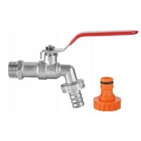    Rubinetto Unimet con portagomma e raccordo rapido Milenium DN20 3/4"