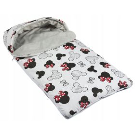    Sacco nanna in cotone con cappuccio per il passeggino Minky PL