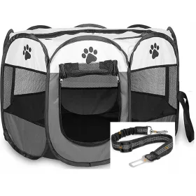  GABBIA PER LETTINO PIEGHEVOLE 90x90x60 Cane, Gatto