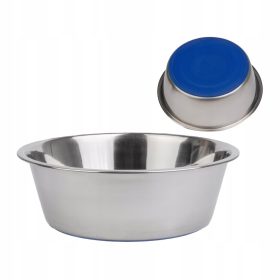   Ciotola singola in metallo Yoka sfumature di blu, sfumature di grigio, argento 4 l