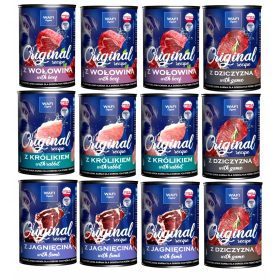  Pranzo di carne in scatola WAFI per cani con coniglio 400g