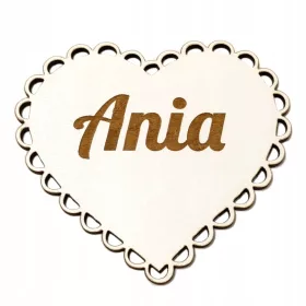    Decorazioni per la comunione Decorazioni con nome cuore per la comunione