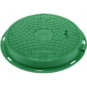    Coperchio Chiusino per fossa settica Pozzo Ø600/780 A15 Verde