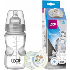 LOVI Biberon 250ml con tettarella 6m+ 0121