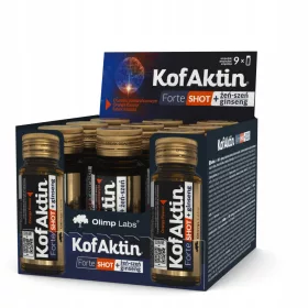  KofAktin Forte Shot + Ginseng Coreano e Siberiano: Integratore Energizzante