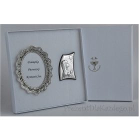  Quadro in argento + Cornice Ricordo della Prima Comunione