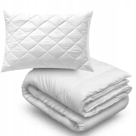    Set Trapunta 140x200 Antiallergico All Season + Set Cuscino 70x80