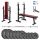  SAPPHIRE PALESTRA 46kg bodybuilding SET PANCA bilanciere PESI bilanciere
