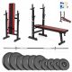  SAPPHIRE PALESTRA 46kg bodybuilding SET PANCA bilanciere PESI bilanciere
