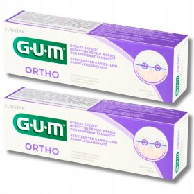  2x dentifricio ortodontico GUM per apparecchi ortodontici