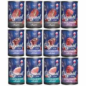  WAFI CIBO UMIDO MIX DI GUSTI 12x400G 65% CARNE