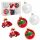  Set di palline per albero di Natale in vetro 6 cm - set. 6 pezzi