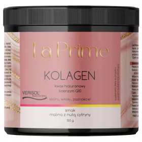   Kolagen La Prime VERISOL® con Gusto Lampone e Limone - Integratore per Pelle, Capelli e Unghie
