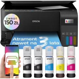    Stampante multifunzione a getto d'inchiostro Epson EcoTank L3550 (a colori).