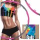  Hula hoop Fitli con borchie, 95 cm, rosa
