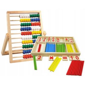    Abaco Starpak multicolore + bastoncini per contare multicolori Pro Kids