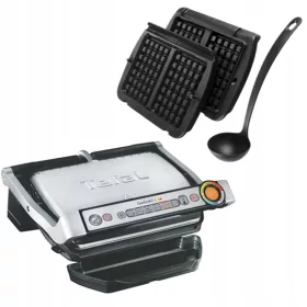    GRIGLIA A CONTATTO PER PANINI TEFAL OPTIGRILL SET DI FORMA PER WAFFLE