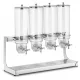 Royal Catering RCCS-3.5LSS4 Distributore di cereali per la colazione 4x3,5 l