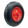 RUOTA CARRELLA COMPLETA IN NYLON CON ASSE 4.00 - 8