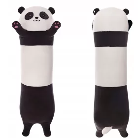 CUSCINO MASCOTTE IN PELUCHE 90 cm LUNGO ORSO PANDA