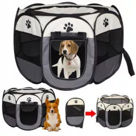    LETTINO DA GIOCO PIEGHEVOLE E LEGGERO PER CANI E GATTI, 75 cm