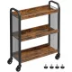  Carrello da cucina Vasagle LRC66BX 66x26x85 cm marrone-nero