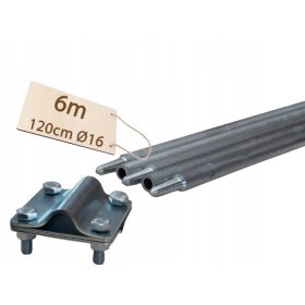   PIN DI MESSA A TERRA PIEGHEVOLE PARAFULMINI ZINCATO PV 5x1,2m 6m