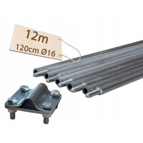   PIN DI MESSA A TERRA PIEGHEVOLE PARAFULMINI ZINCATO FV 10x1,2m 12m