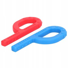    Massaggiagengive per logopedia, gomma multicolore per la dentizione