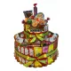  Torta Nibytorcik con caramelle Kinder e Mamba, gelatine 1,06 kg