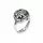  ANELLO DA ALBERO IN ARGENTO CON MALACHITE